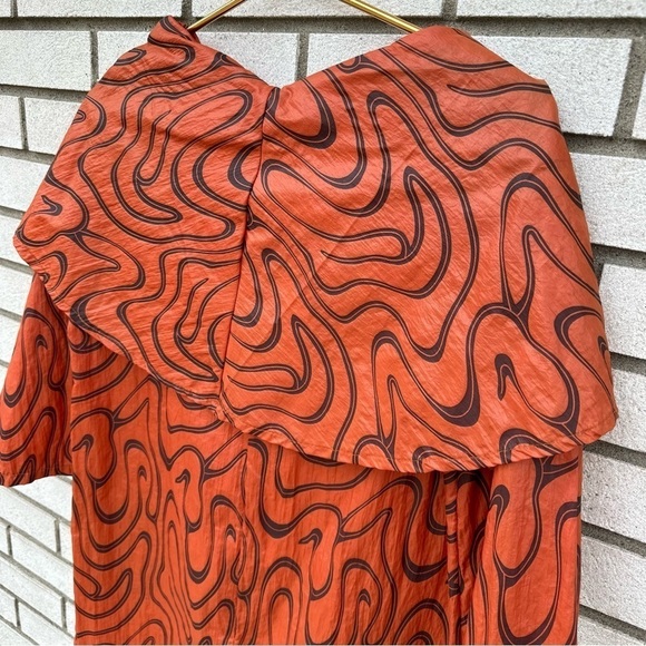 Megan Brogden Studio Sleeveless Wide Collar Tunic Dress Made by Hand - Picture 8 of 9